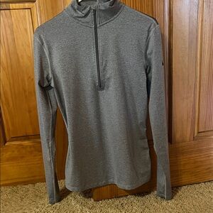 Nike Dri-Fit Women’s Gray Quarter-Zip Pullover